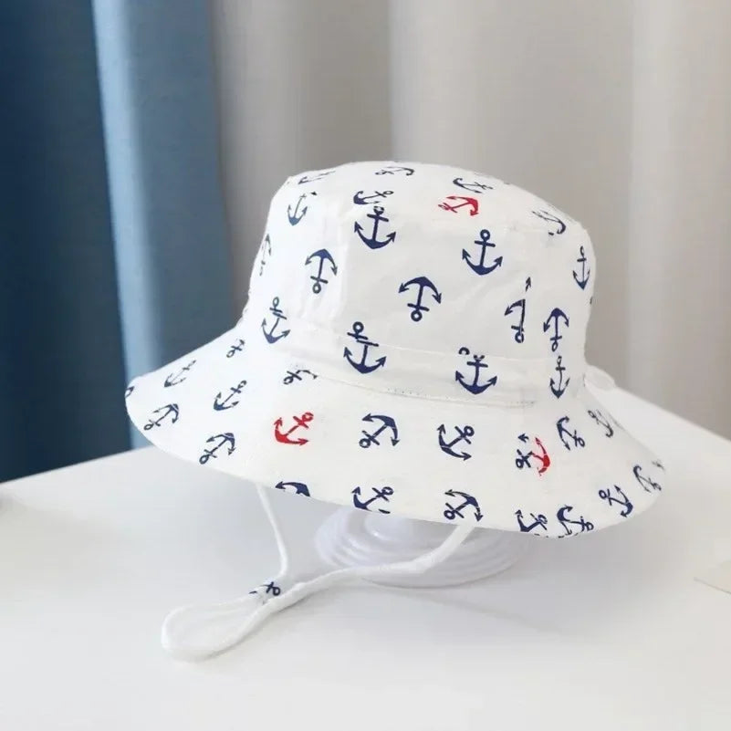 Baby accessories: adorable summer hat for toddlers, cotton, adjustable closure