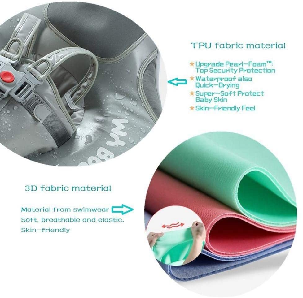Baby pool accessory: Swim Trainer Ring with UPF50+ canopy for enhanced water safety