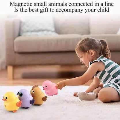 Toddler educational toy with swinging chicks, encouraging sensory exploration & cognitive growth