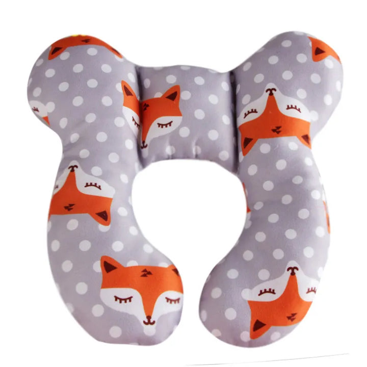 Set of U-shape baby travel pillows in different colors, essential for multiple car seats or strollers
