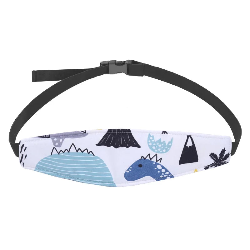 U-shape infant head support designed for easy attachment to car seats and strollers, newborn essentials