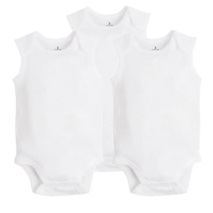 Close-up of soft cotton fabric of baby unisex 3-piece pajama set, ideal for infant sleepwear and comfort.