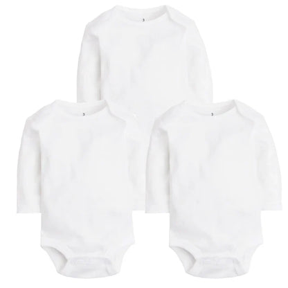 Bottom pieces of baby unisex 3-piece cotton pajama set: shorts and long pants, versatile infant sleepwear.