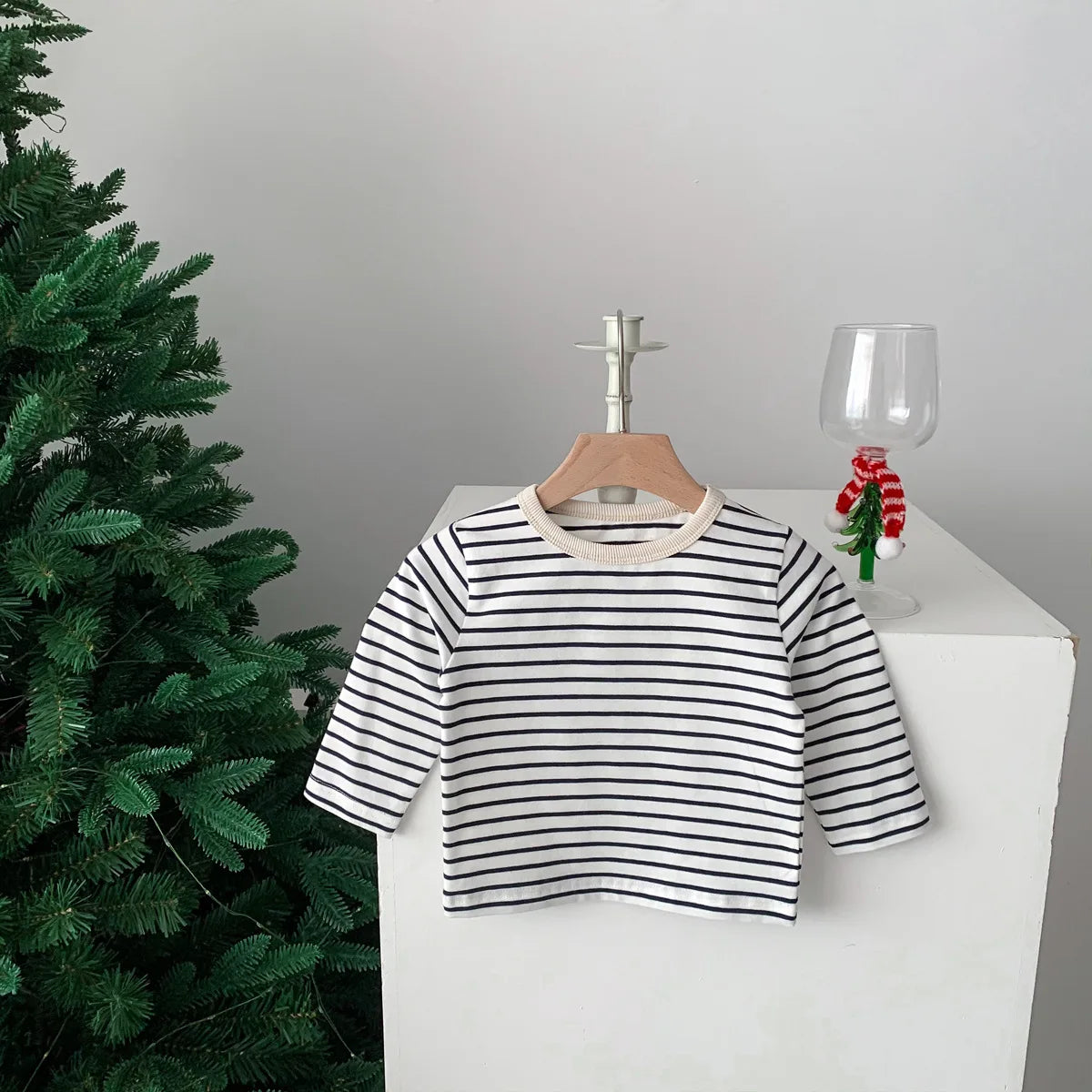 Toddler in a comfortable plain grey cotton short sleeve tee, unisex baby clothing.