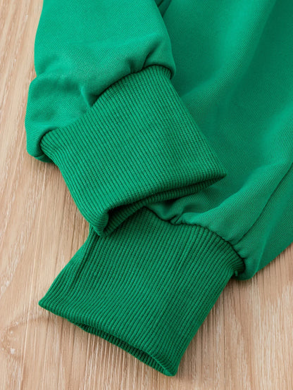 Toddler casual two-piece outfit in soft cotton blend, perfect for winter and spring wear