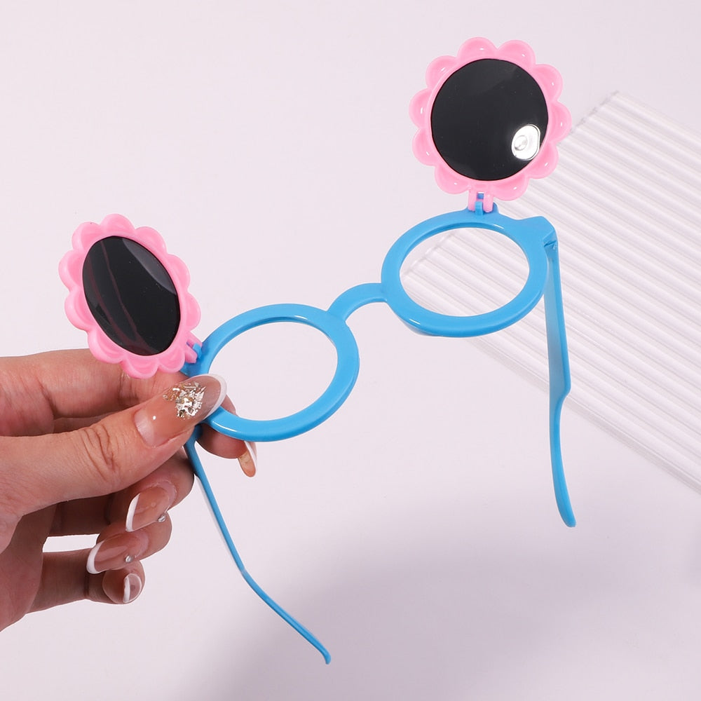 Sweet baby UV protective sunglasses & matching bow. Ideal for sunny day adventures and photos.