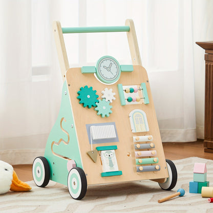 Baby walker with adjustable height and speed settings, perfect for infant development and first steps.
