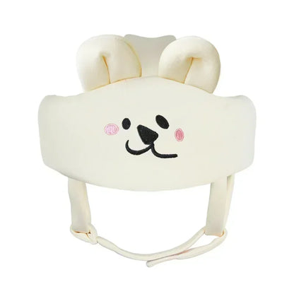A range of colorful baby head protector helmets, offering safety for crawling and walking