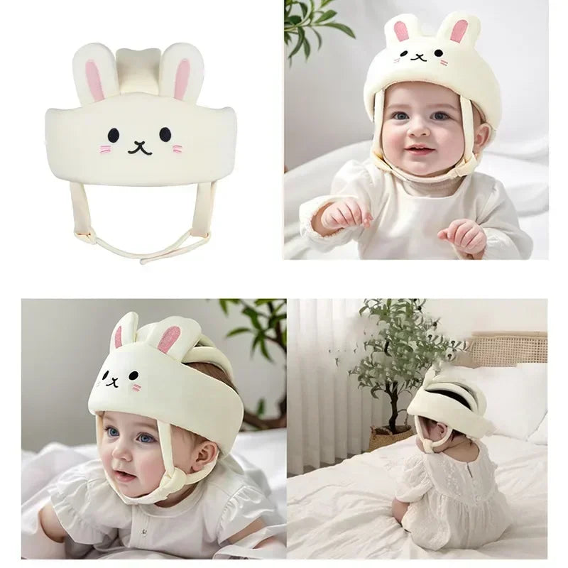 Unisex baby head protector helmet, lightweight and breathable, ideal for active babies