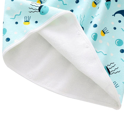 Opened reusable waterproof diaper pant showing the soft inner lining for comfort.