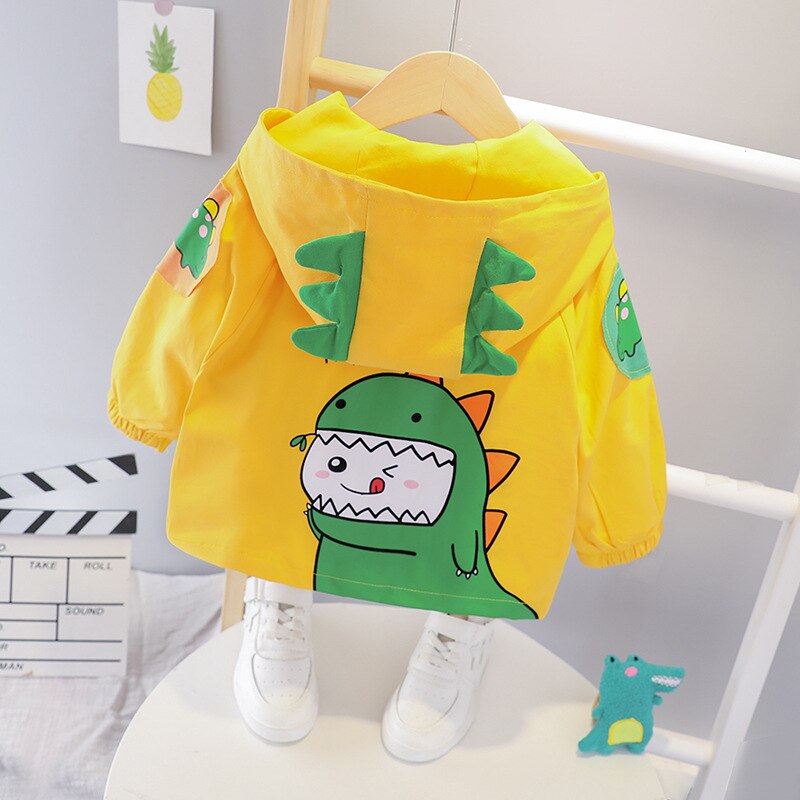 Baby girl wearing 'Will Be Ok' hooded zipper jacket, 100% cotton, stylish fall outerwear