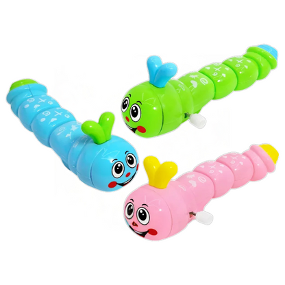 ABS material wind-up crawling toy, designed for safe and stimulating play for toddlers.