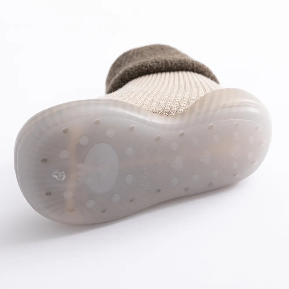 Baby unisex winter shoes, knitted comfort, soft sole design
