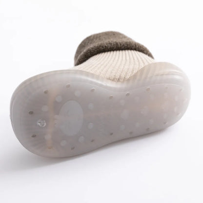 Baby unisex winter shoes, knitted comfort, soft sole design