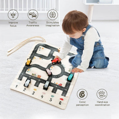 Kids gift: Wooden animal train stacking toy promoting balance and hand-eye coordination