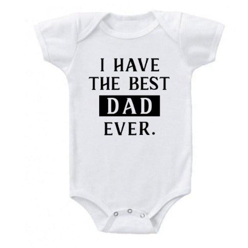 Best Dad toddler t-shirt and adult t-shirt in white, perfect for family matching outfits photoshoot