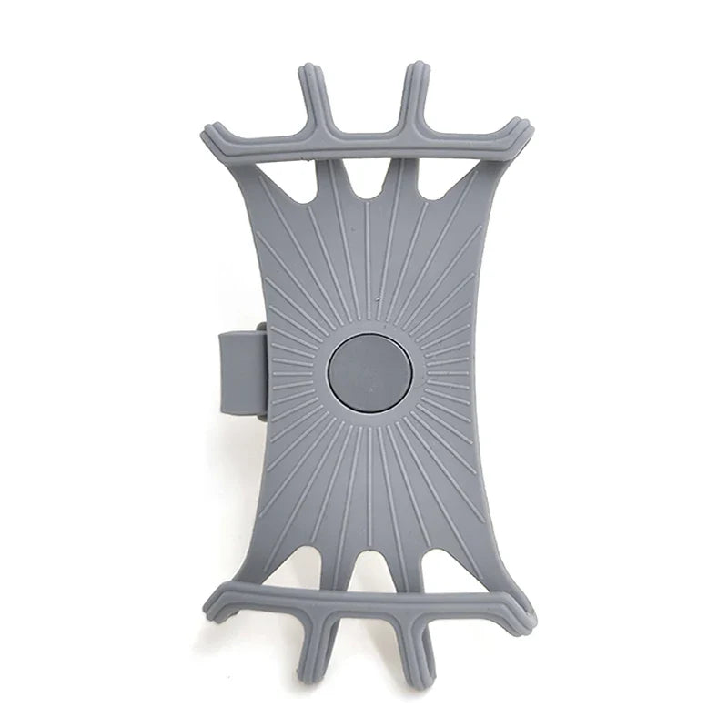 View of the universal 360 rotatable phone holder from multiple angles, highlighting its robust design and flexibility.