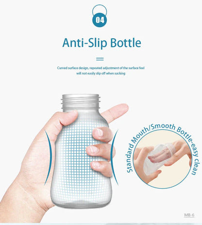 Easy-to-use manual breast pump, BPA-free for safe and hygienic milk expression and baby care
