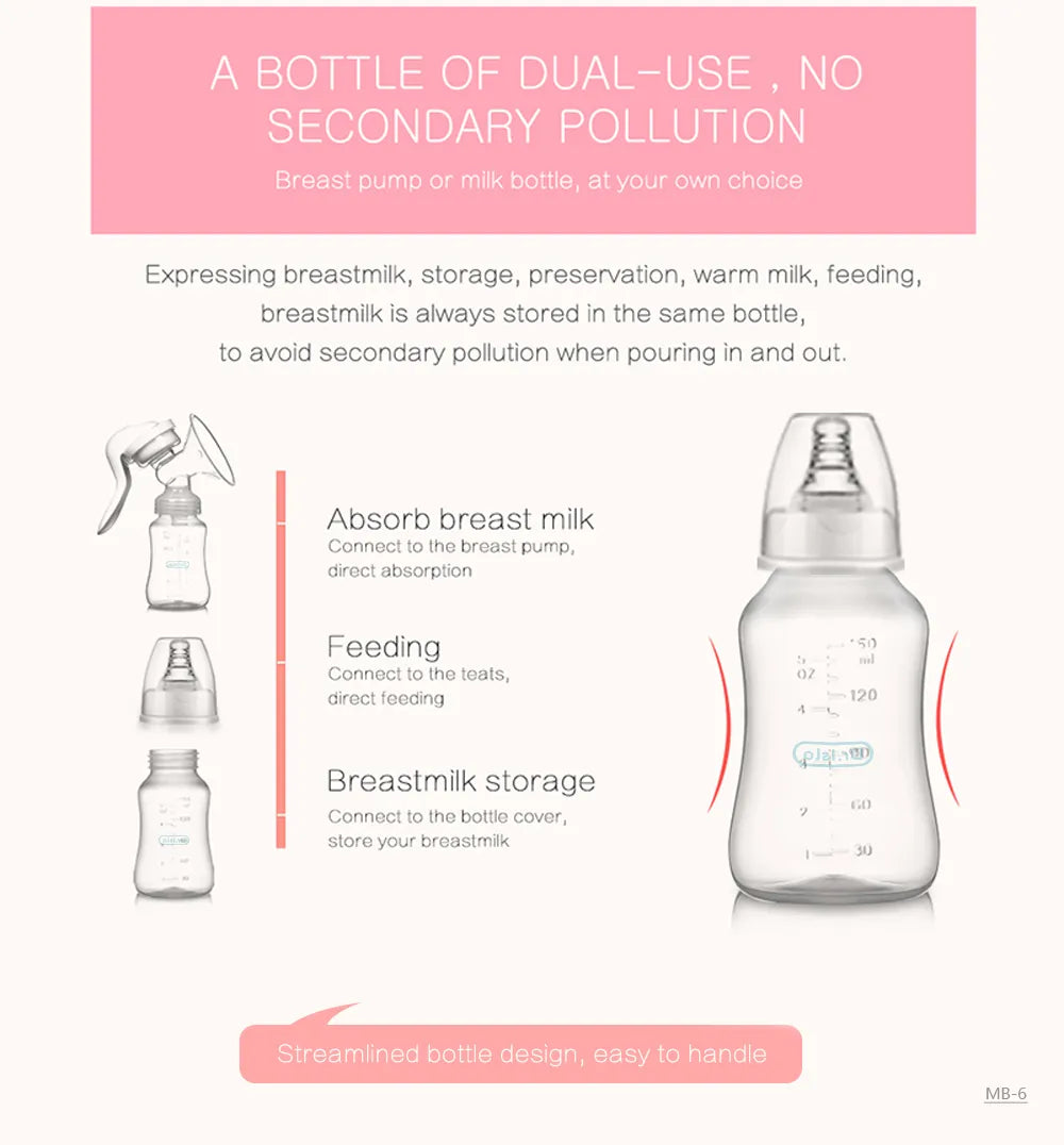 Essential baby care item: a BPA-free manual breast pump for efficient and hygienic feeding
