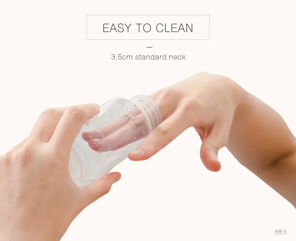 Detailed shot of the BPA-free manual breast pump's soft silicone cushion for comfort