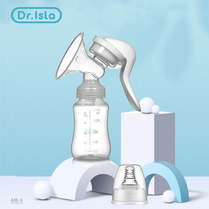 Compact manual breast pump for discreet milk expression, essential maternity and baby care item