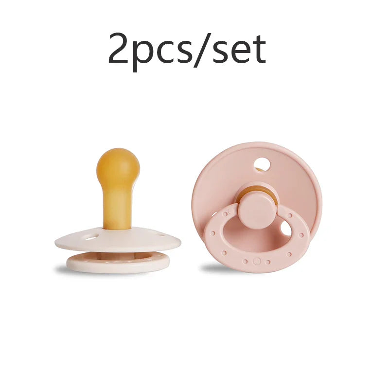 BPA-free silicone pacifier with ventilation holes, sapphire blue, infant soother