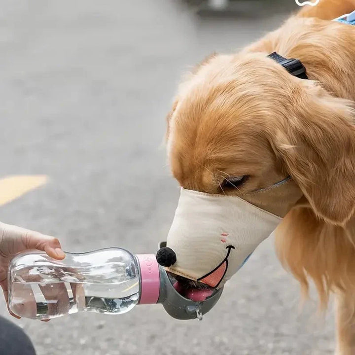 Adjustable dog muzzle provides secure pet safety & comfort for your dog. Ideal training aid & walking accessory.