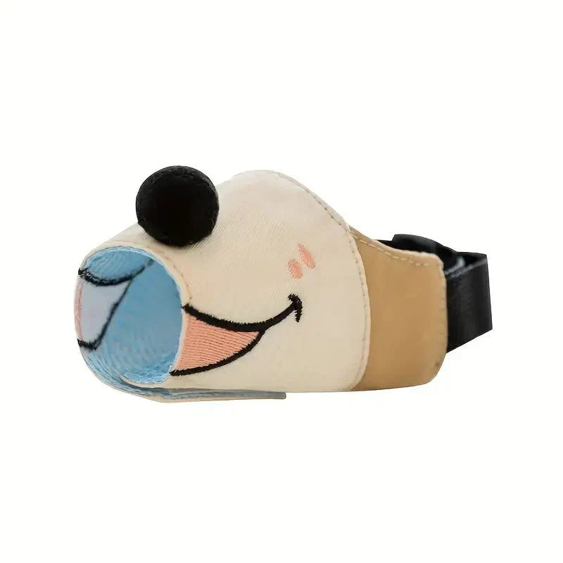 Soft, comfortable dog muzzle for pet safety. A gentle dog accessory for training and everyday use, promoting peace.
