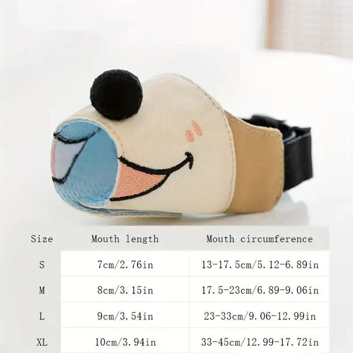 Secure & comfortable dog muzzle for pet safety. This adjustable, soft dog accessory is essential pet gear for training.