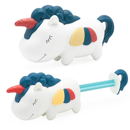 Cartoon animal water gun toy in vibrant colors, perfect for kids' pool and beach summer fun.