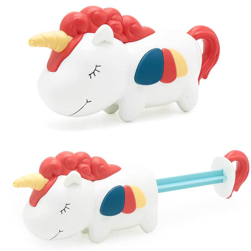 Kids' bath toy: a cute cartoon animal water blaster for outdoor games and beach play.