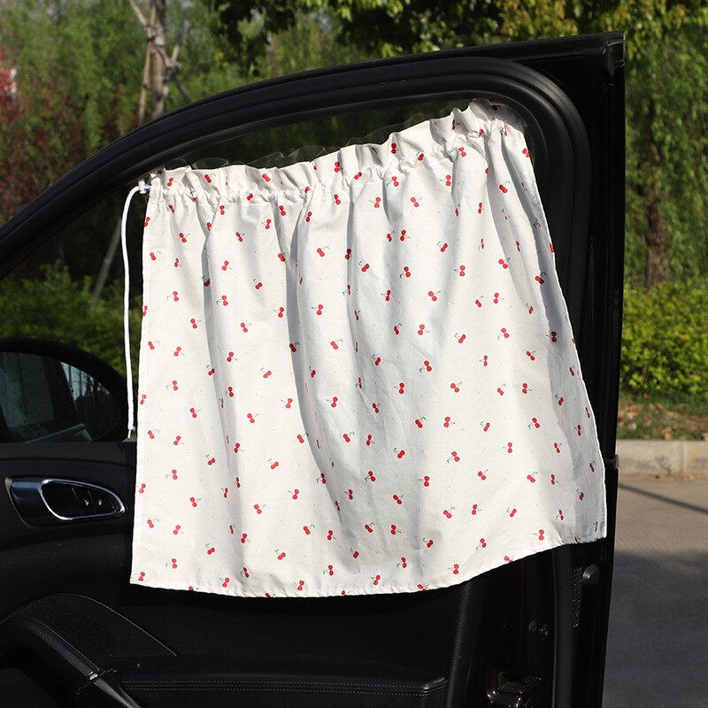 Universal cartoon car sunshade, ensures baby protection from sun's UV rays during any journey