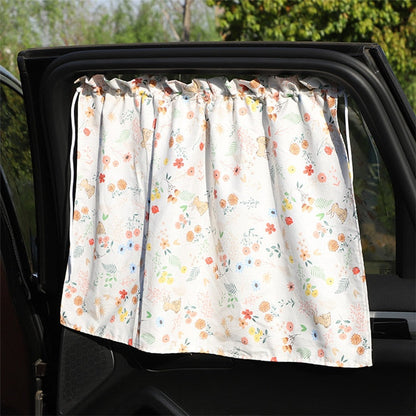 Car window cover for children, universal fit cartoon sunshade ensuring baby's UV protection