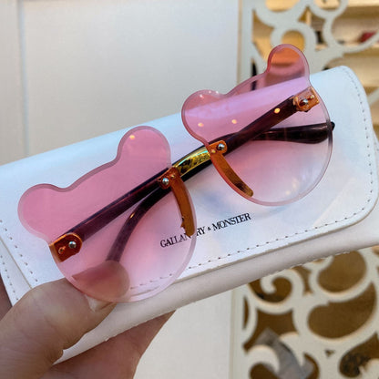 Kids cartoon sunglasses offering UV protection, ideal for toddlers' outdoor adventures
