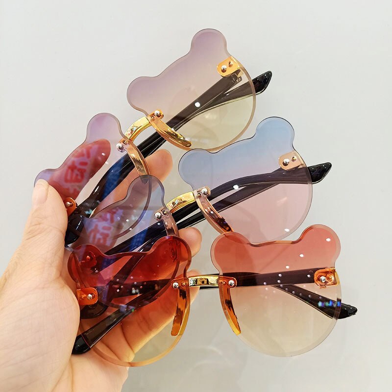Stylish children eyewear with cartoon design, ensuring UV protection for boys and girls