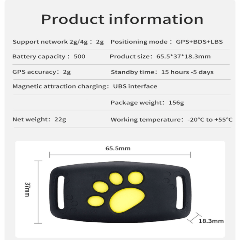 Secure your cat with this real-time GPS tracker; easy attach, durable, rechargeable, no subscription.
