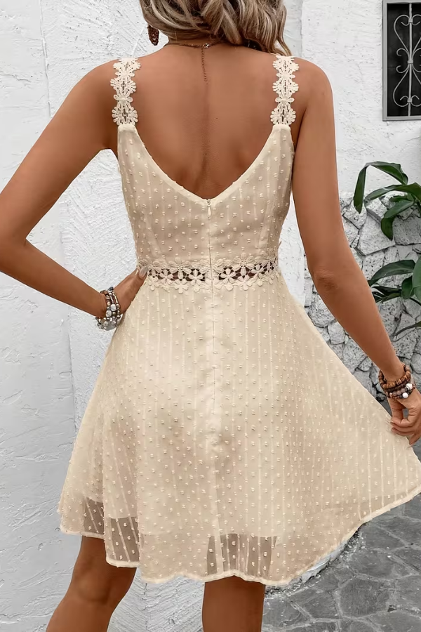 Stylish women's strapless midi dress in a chic textured design, perfect for elegant party wear or summer evening events.