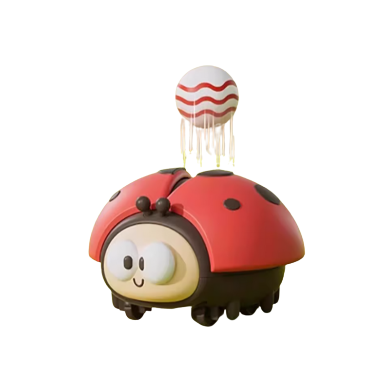 Close-up of Magic Floating Ball Toy, colorful rechargeable toy for outdoor and indoor play
