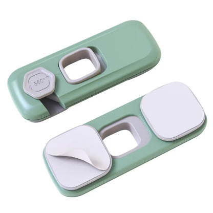 Cabinet safety lock for children, heavy-duty, protects baby from household chemicals.