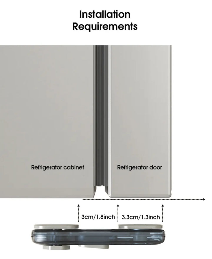 Gray-blue multi-function child safety lock, essential for baby proofing kitchen areas