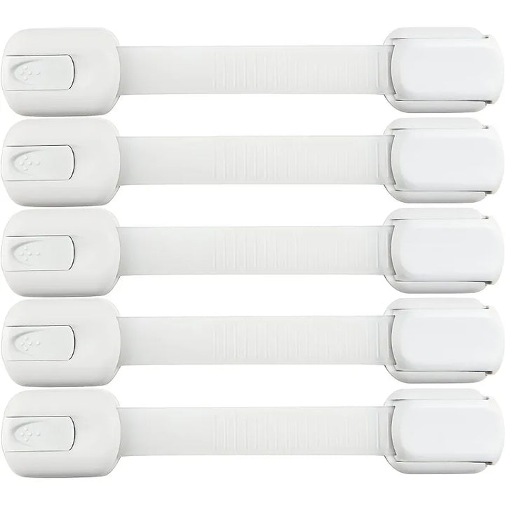 Child safety locks for baby proofing cabinets & drawers. Easy install home safety for toddlers.