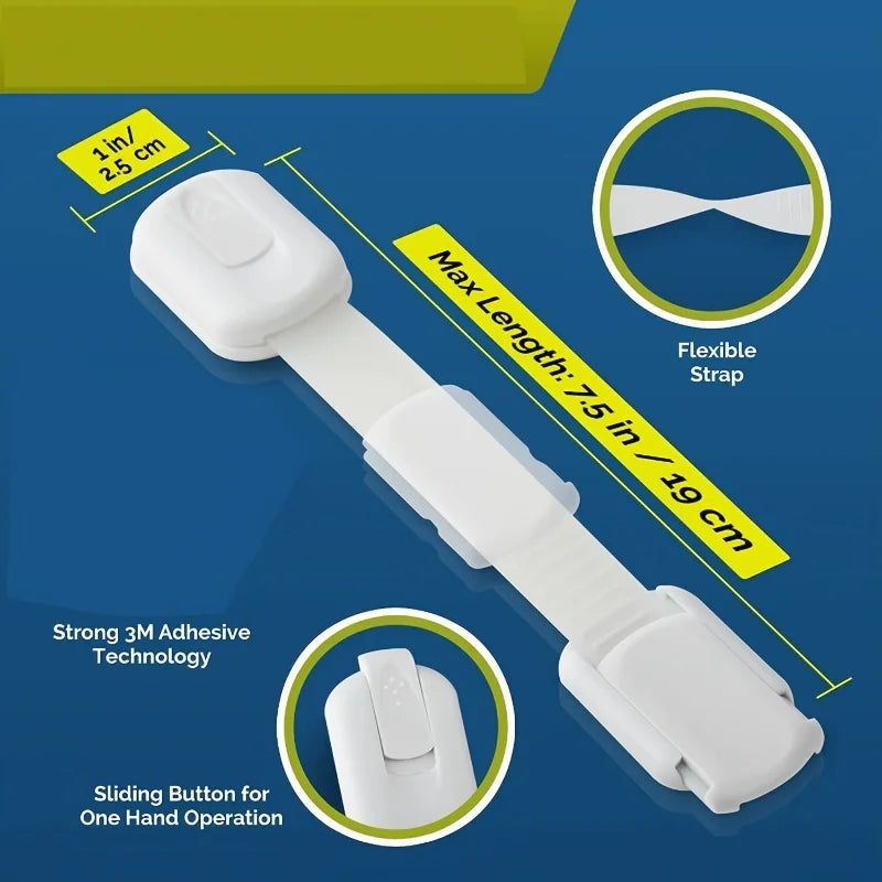 Baby proofing toilet lock, simple installation to keep young children safe from bathroom hazards.