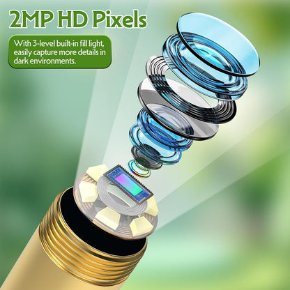 Waterproof WonderScope camera in a child's hand, ready for outdoor exploration and nature observation