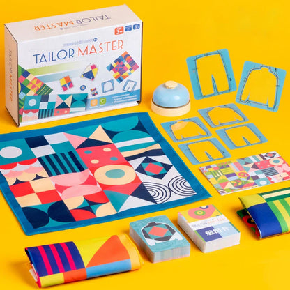 Children playing interactive shape & color recognition game, enhancing preschool learning skills