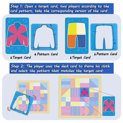Family game for kids: Interactive shape and color recognition teaching cognitive skills