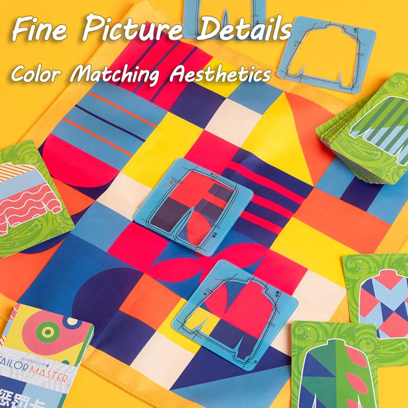 Close-up of a child's hands sorting colorful shapes in a recognition game, preschool learning