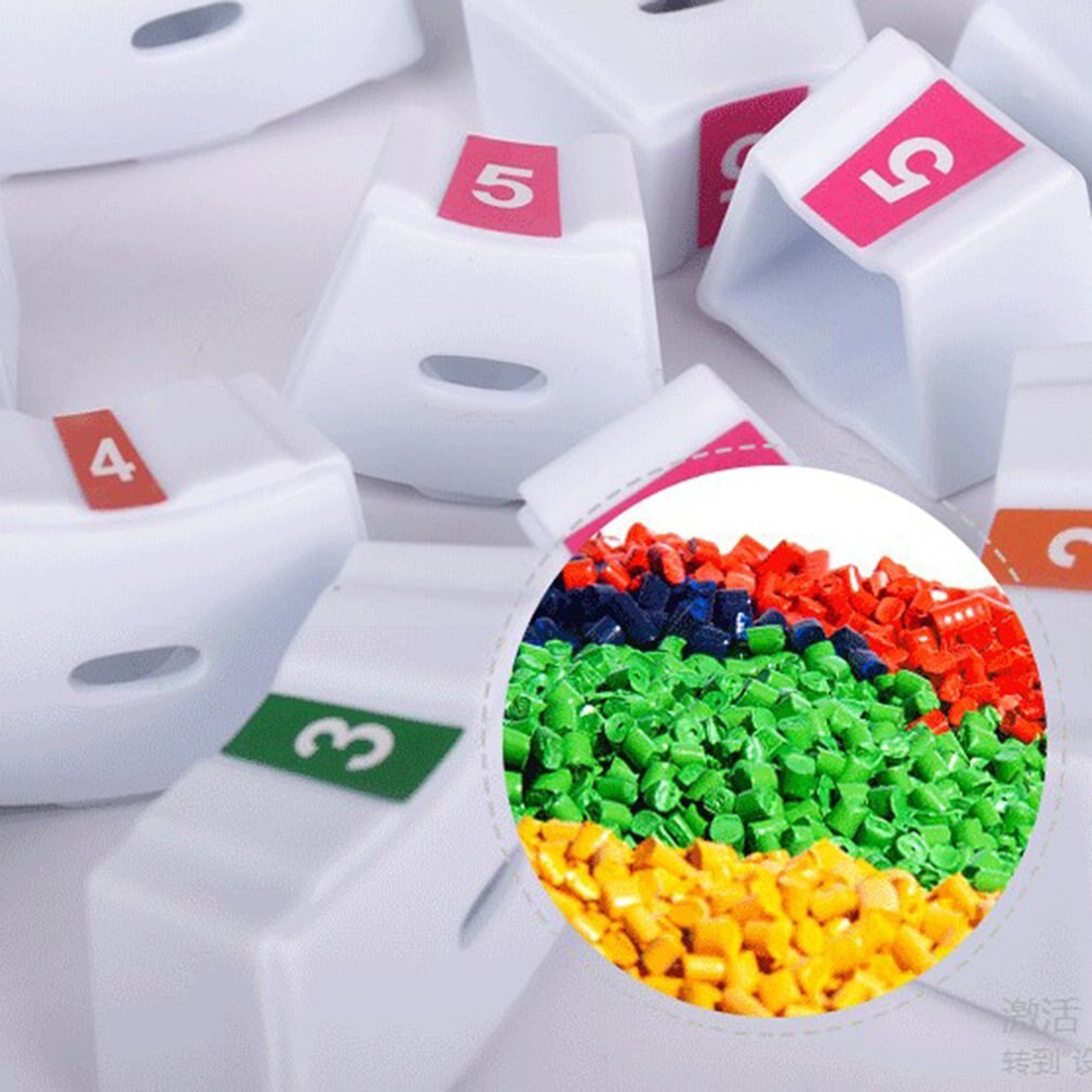 Detailed view of the plastic igloo and penguin game pieces from the Ice Challenge board game.