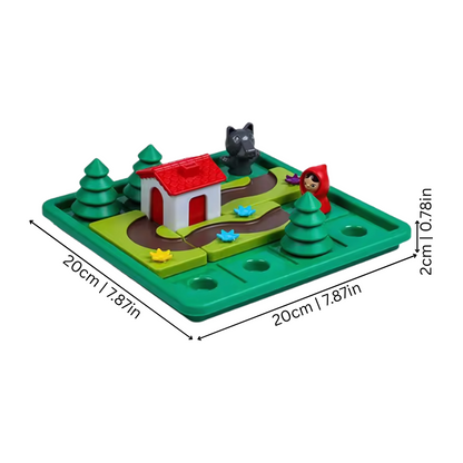 Kids learning with challenging mind puzzle game, a fun educational activity for children aged 4+