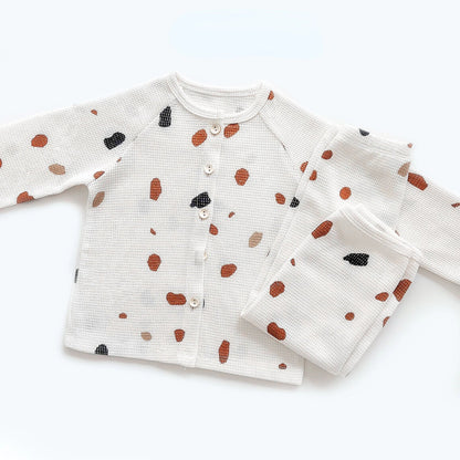 High-quality cotton pajama set for kids, durable and soft, perfect for everyday wear and wash