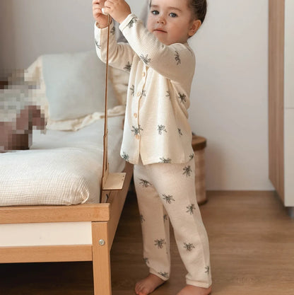 Breathable cotton sleepwear for children, ensuring a cool and restful night's sleep